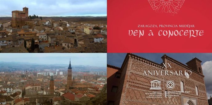 La DPZ lanza una campaña para conmemorar el 20 aniversario del mudéjar zaragozano como Patrimonio Mundial.