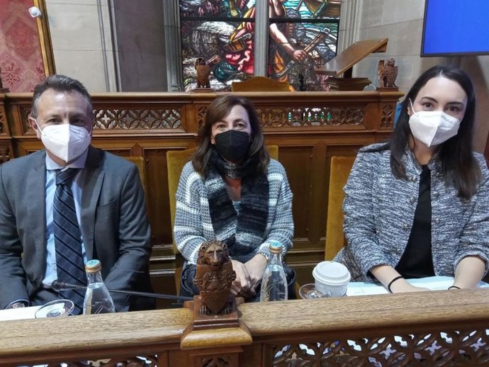 Miembros de Ciudadanos en el Consell de Mallorca.