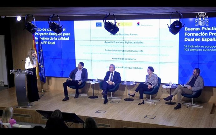 Acto de conclusión del Proyecto Europeo para la mejora de la calidad de la FP Dual en España.