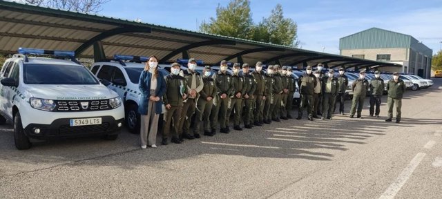 Entrega de los nuevos vehículos.