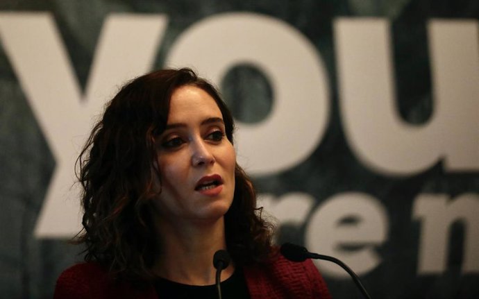 La presidenta de la Comunidad de Madrid, Isabel Díaz Ayuso