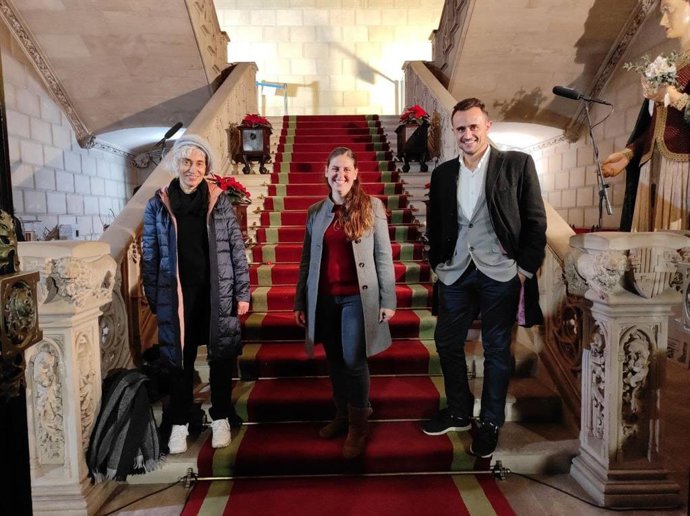 Los representantes de Unidas Podemos en el Consell de Mallorca.