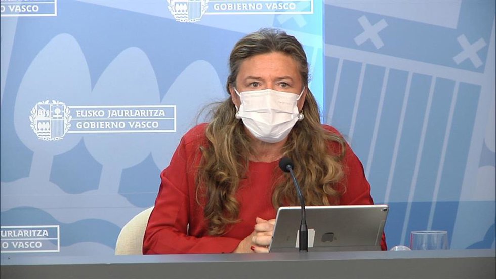 La consejera de Salud, Gotzone Sagardui