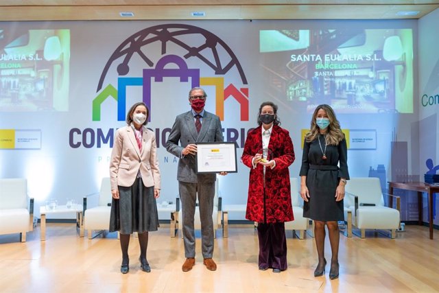 La botiga Santa Eulalia de Barcelona ha rebut el Premi Nacional de Comerç Interior