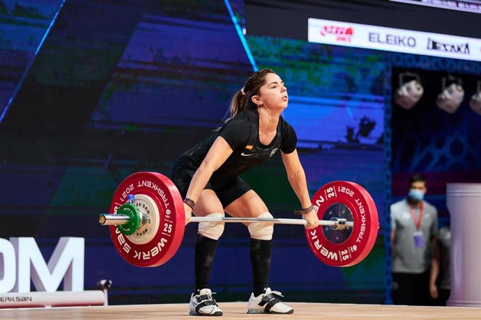 La halterófila española Atenerey Hernández