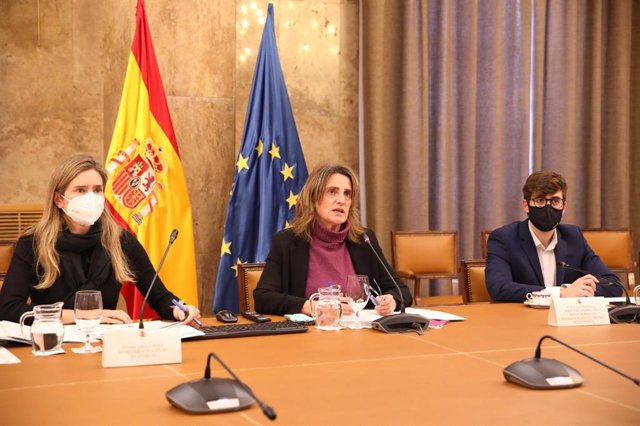 Archivo - La vicepresidente Teresa Ribera durante la Conferencia Sectorial de Energía