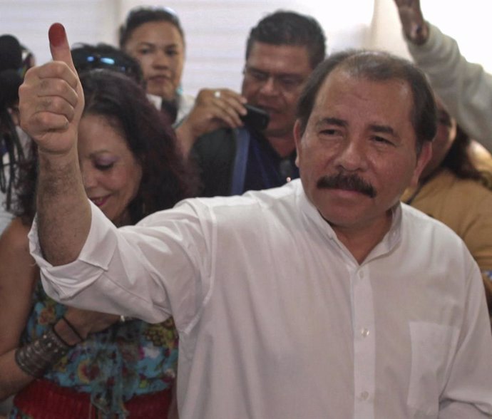 Archivo - El presidente de Nicaragua, Daniel Ortega.