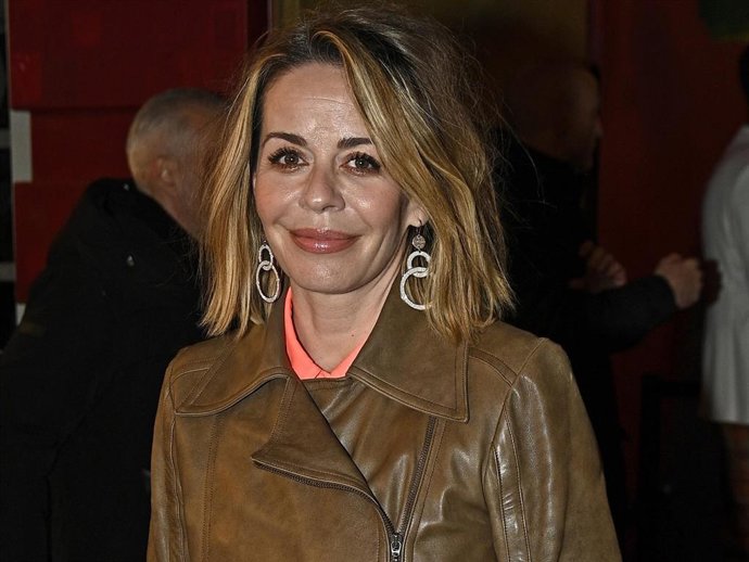María Adánez en su primera aparición pública tras su boda con Ignacio Hernández Medrano