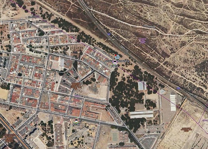 Lugar en el que ha tenido lugar el accidente