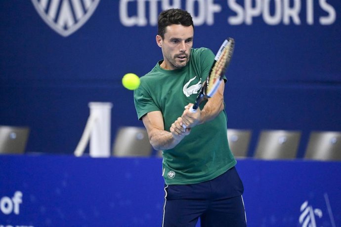 Archivo - 17 October 2021, Belgium, Antwerp: Spanish tennis player Roberto Bautista-Agut in action during a training session for the European Open Tennis Tournament. Photo: Laurie Dieffembacq/BELGA/dpa