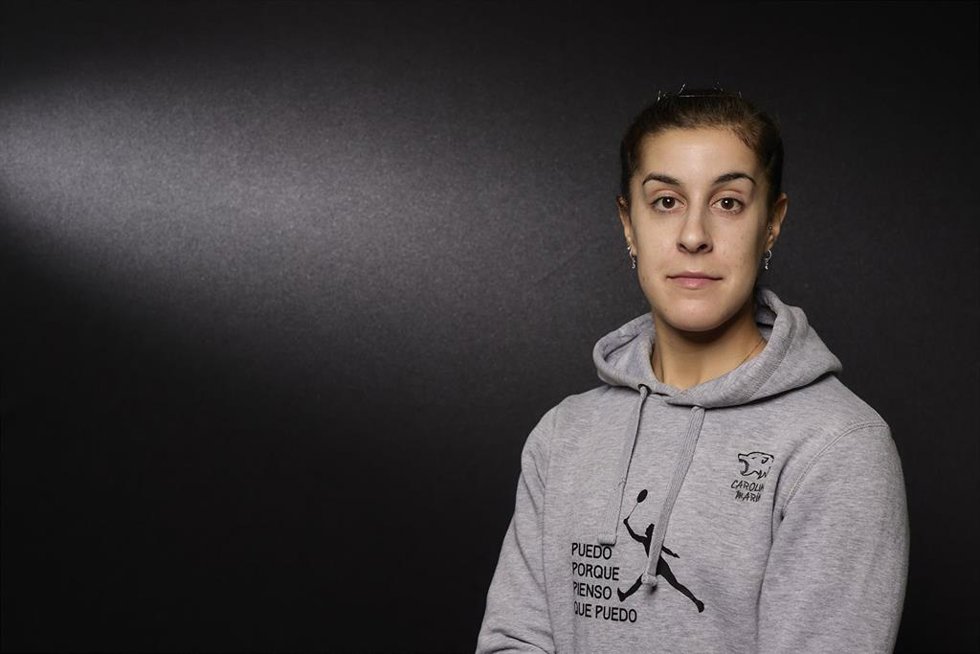 La jugadora de bádminton Carolina Marín