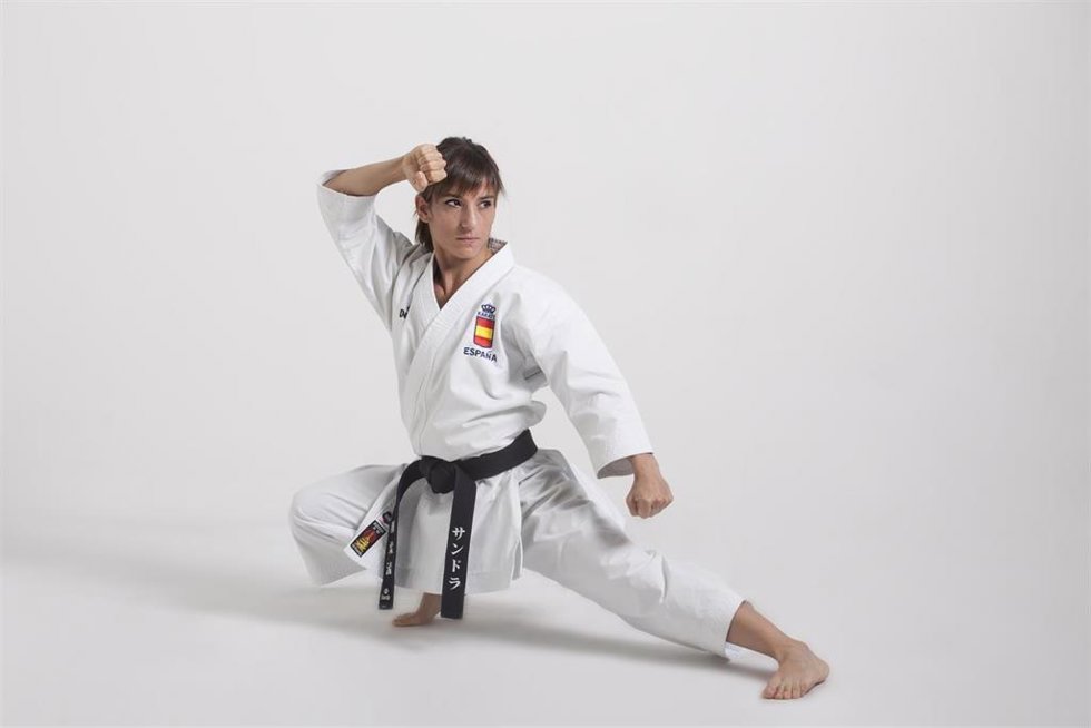 Archivo - La karateka Sandra Sánchez.