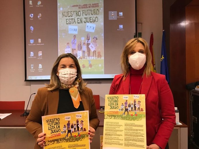 Presentación de la campaña del juguete no sexista y no violento, que esta edición tiene como lema 'Nuestro futuro está en juego'.