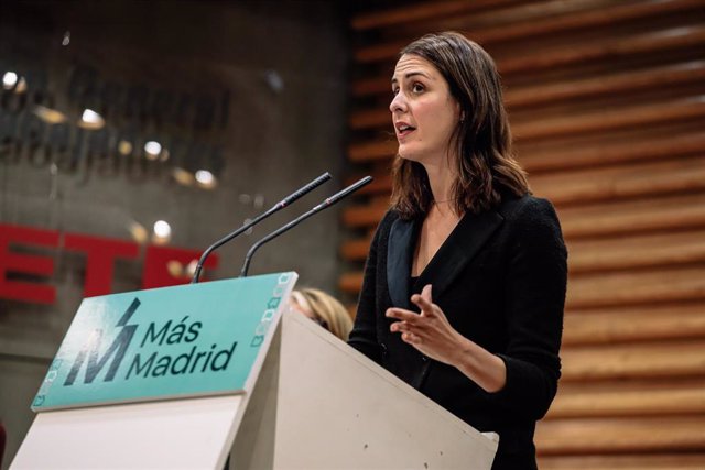 La concejala y portavoz de Más Madrid en el Ayuntamiento de Madrid, Rita Maestre 