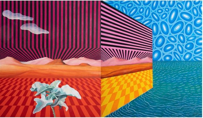 Vista del mar en Tiscamanita (2021) de Patricio Cabrera, que expondrá en el CAC Málaga