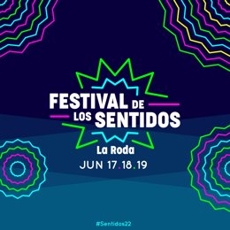 Cartel del festival de los sentidos de La Roda.