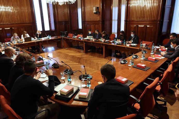 Reunión de la Junta de Portavoces del Parlament