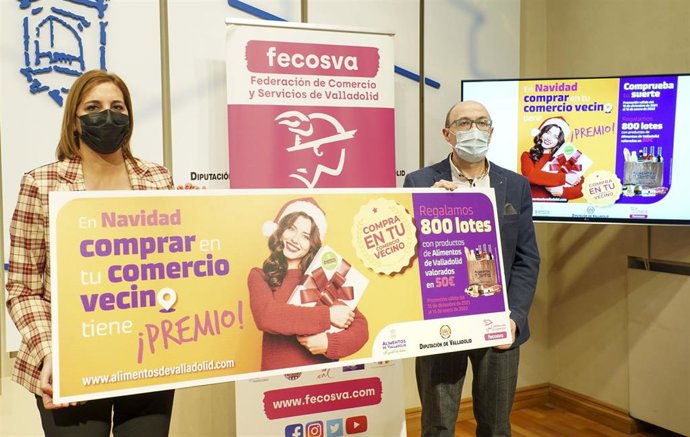Presentación de la campaña 'Esta Navidad compra en tu comercio vecino'.