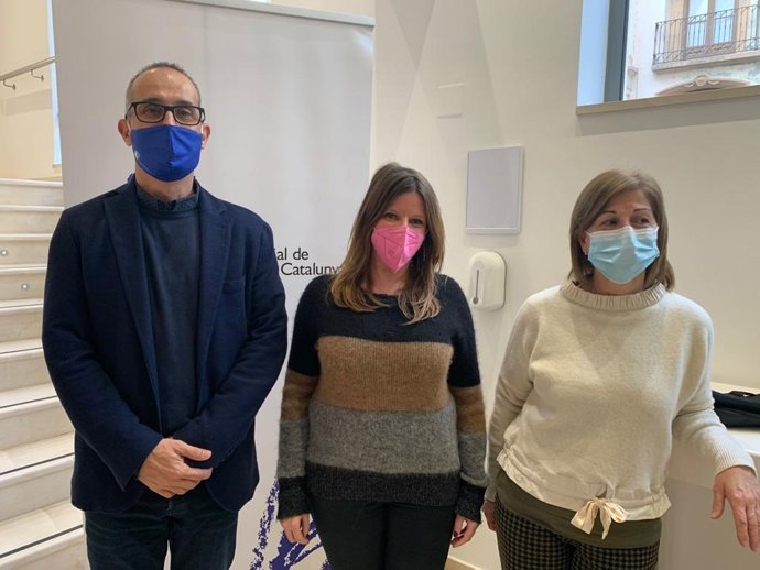 Jaume Celma, Vanesa Pera y Teresa Valmanya.