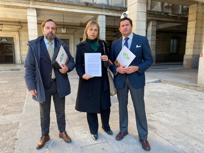 Peláez y los abogados ante la Audiencia de Sevilla