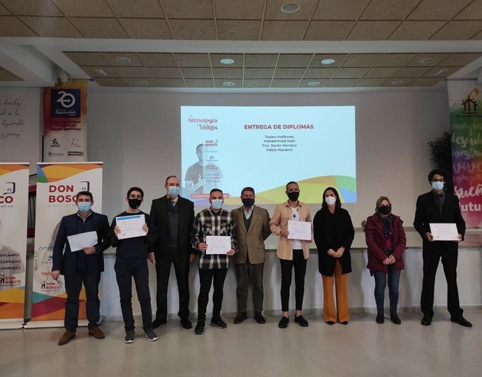 Entrega de los diplomas