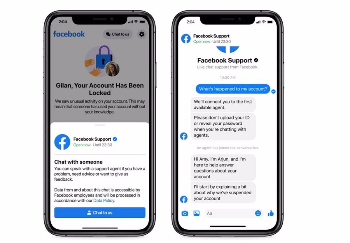Facebook will provide live chat support to creators who lose access to their accounts