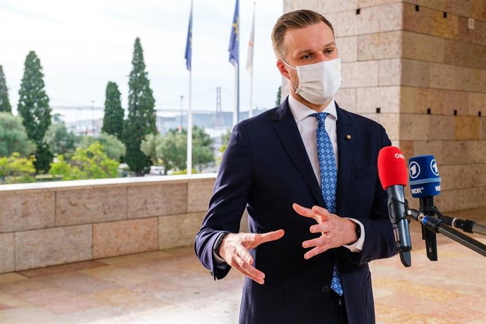 Archivo - El ministro de Exteriores de Lituania, Gabrielius Landsbergis. 