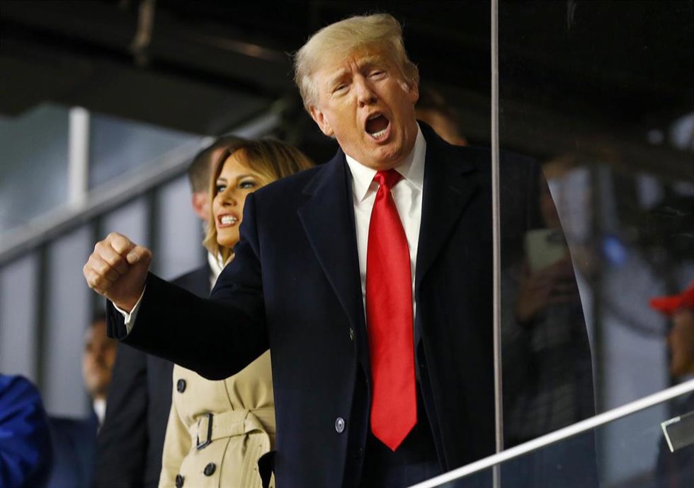 El ex presidente de EEUU Donald Trump