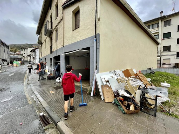 Inundaciones en Mendaro (Gipuzkoa)