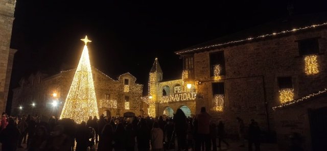 Puebla de Sanabria en Navidad.