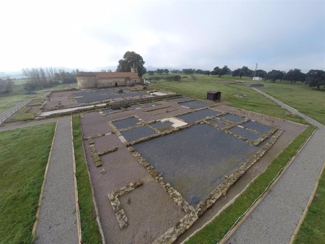 Archivo - Ciudad romana de Arucci-Turóbriga en Aroche en una imagen de archivo.