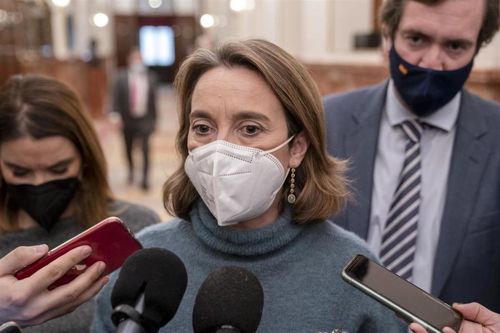 La portavoz del PP en el Congreso, Cuca Gamarra
