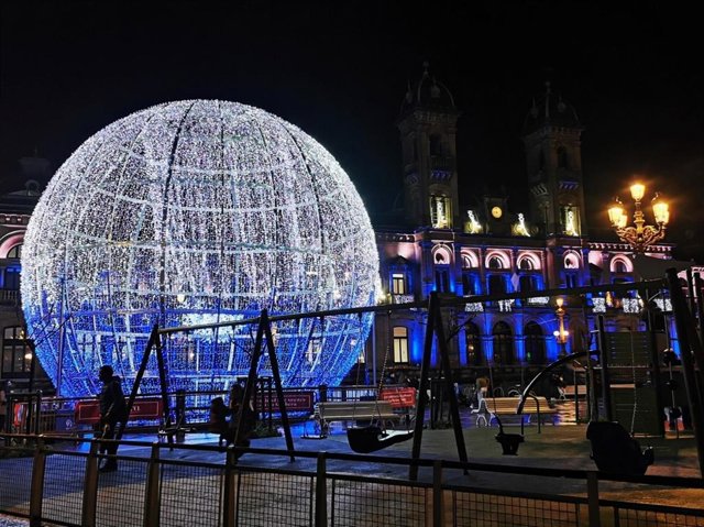 Iluminación de navidad en San Sebastián