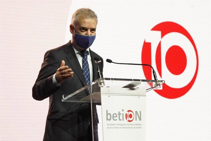 El lehendakari, Iñigo Urkullu, en el aniversario de betiON en el BEC.