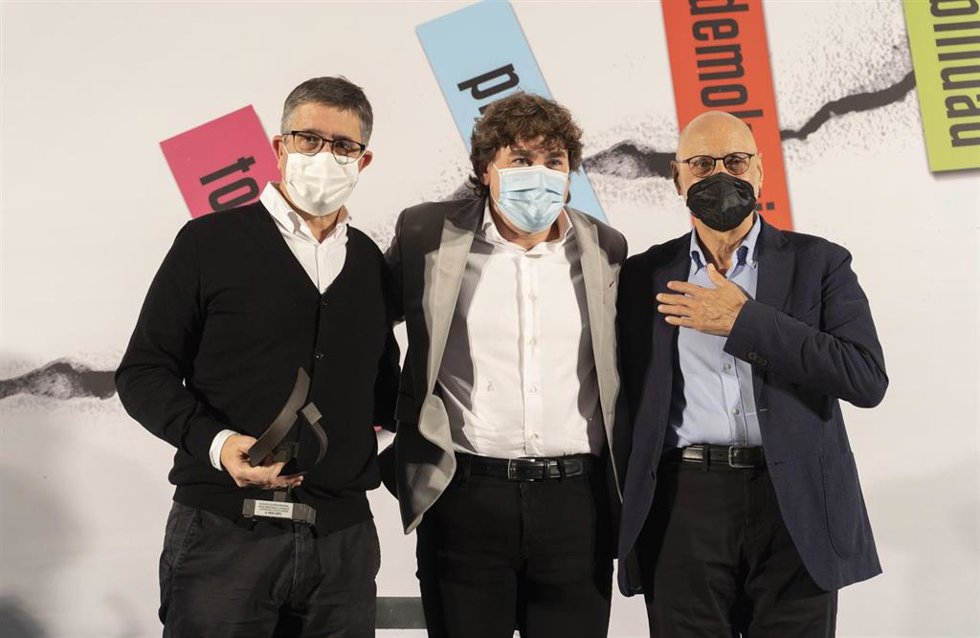 Patxi López, Eneko Andueza y Rodolfo Ares