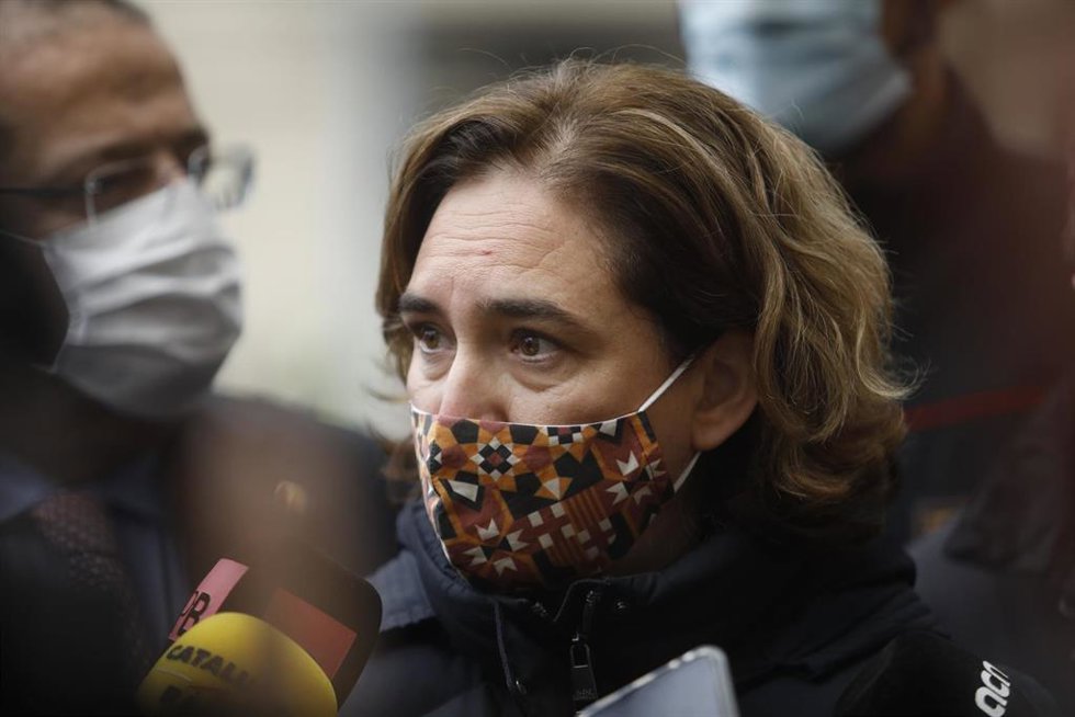 La alcaldesa de Barcelona, Ada Colau