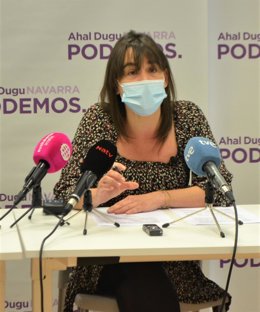 Begoña Alfaro, coordinadora autonómica de Podemos Navarra