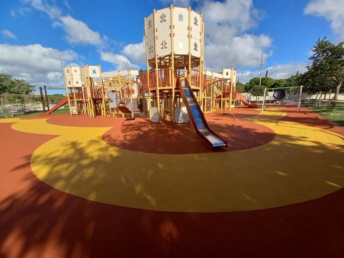 Área de juegos del parque de sa Riera.