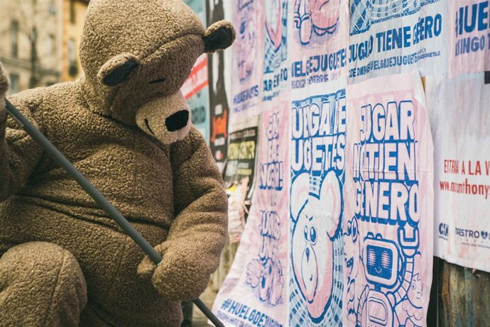 Cierre de la campaña simbólica #HuelgaDeJuguetes contra los estereotipos de género