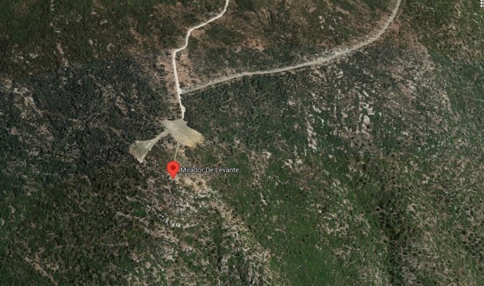 El suceso ha tenido lugar en el mirador de Levante.