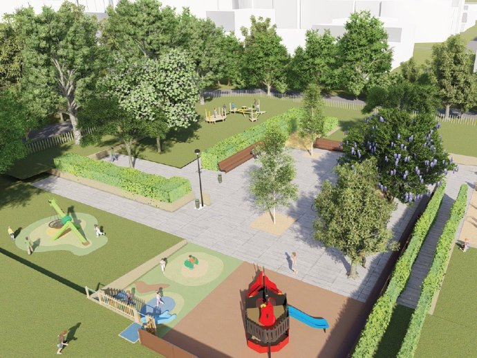 Zona de socialización canina