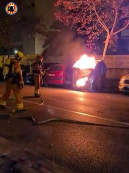 Incendio de contenedores