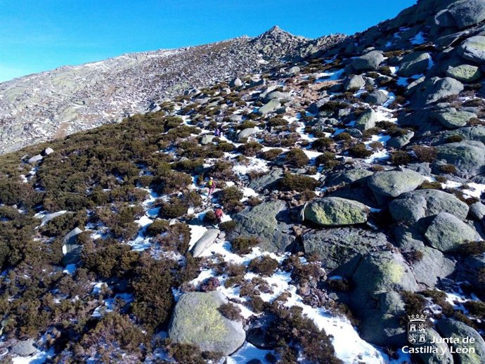 Un momento del rescate.