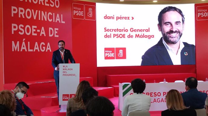 Daniel Pérez, secretario general del PSOE de Málaga