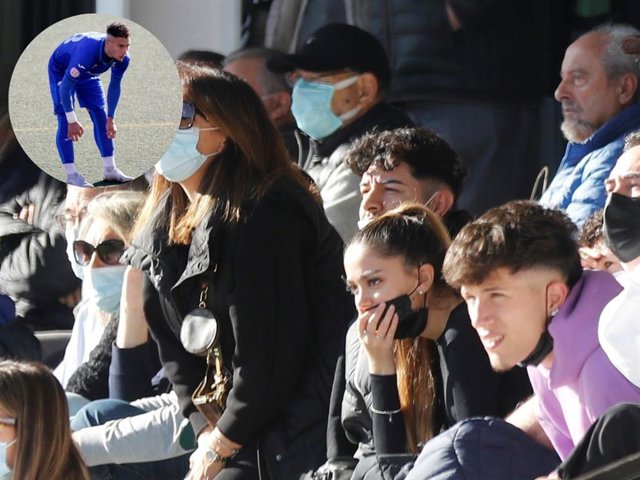 Julia Janeiro ha animado desde las gradas a su nuevo novio, Tommy Rossi, en su último partido