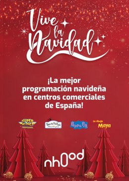 Programación navideña en los centros comerciales de Nhood.