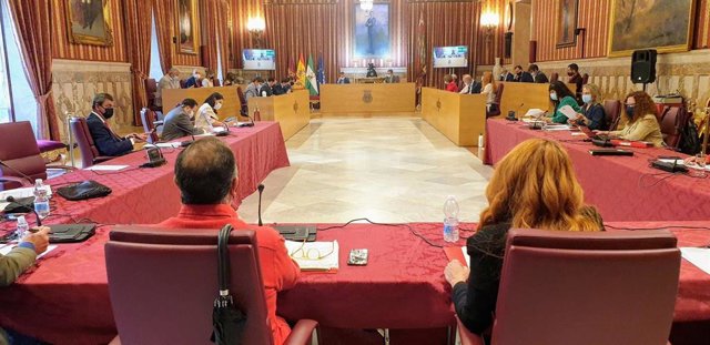 Archivo - Imagen de archivo del Pleno del Ayuntamiento.