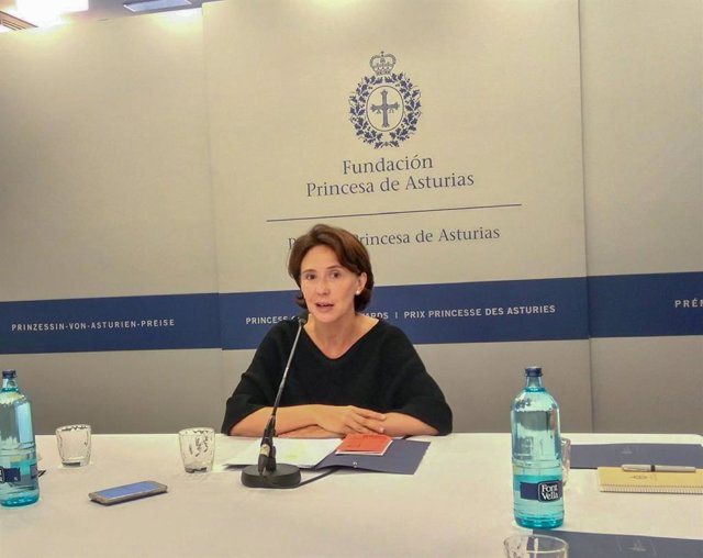 Archivo - La directora de la Fundación Princesa de Asturias, Teresa Sanjurjo.