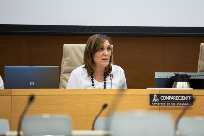 Archivo - La secretaría General de Formación Profesional, Clara Sanz, en una Comisión de Educación y Formación Profesional en el Congreso de los Diputados el pasado 28 de octubre de 2021