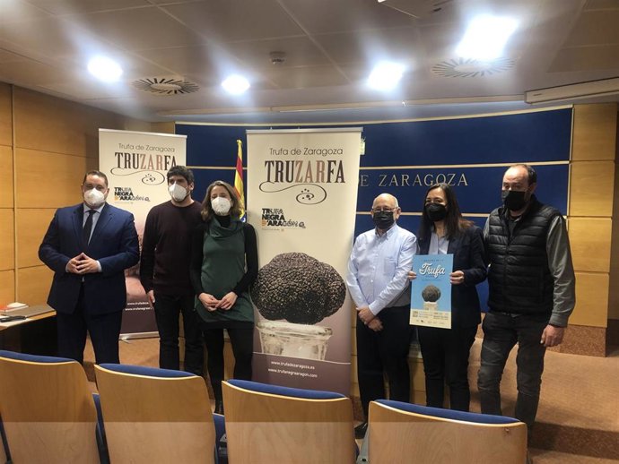 Presentación de la primera edición de la muestra, en la sala de prensa de la DPZ